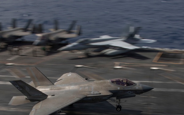 Abraham Lincoln conducts routine flight operations