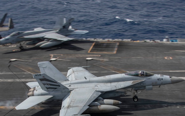 Abraham Lincoln conducts routine flight operations