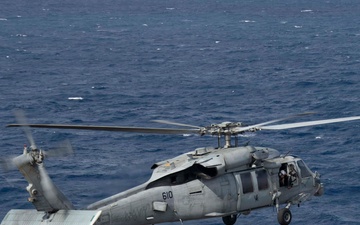 Abraham Lincoln conducts routine flight operations