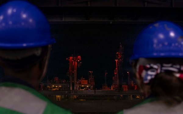 Abraham Lincoln conducts replenishment-at-sea with Yukon