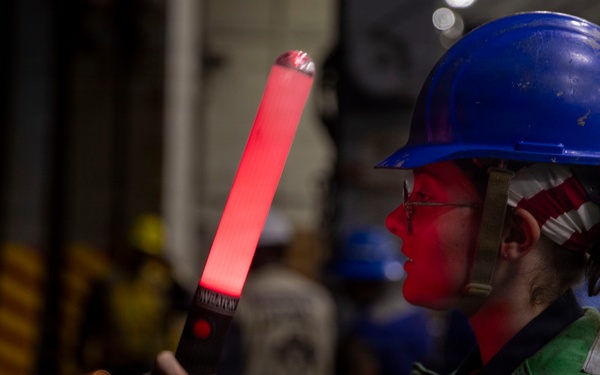 Abraham Lincoln conducts replenishment-at-sea with Yukon