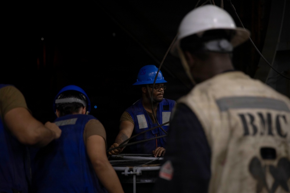 Abraham Lincoln conducts replenishment-at-sea with Yukon