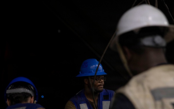 Abraham Lincoln conducts replenishment-at-sea with Yukon