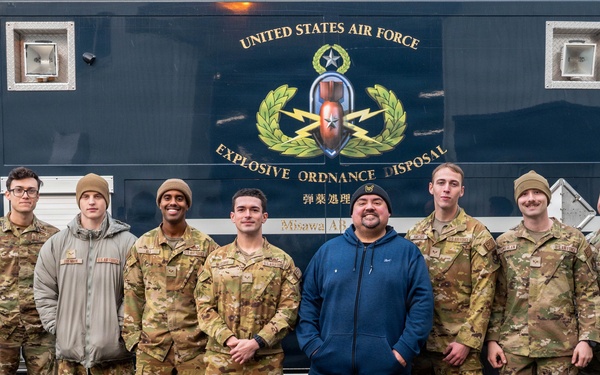 Laughs Take Off as Fluffy Visits Misawa