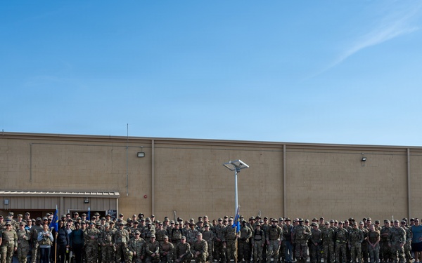 The 386th ESFS hosts 10 mile ruck