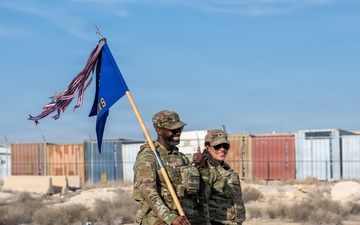 The 386th ESFS hosts 10 mile ruck