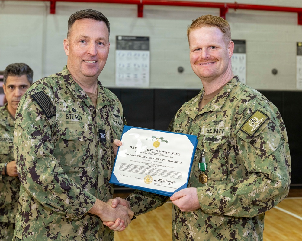 NSA Souda Bay January Awards at Quarters