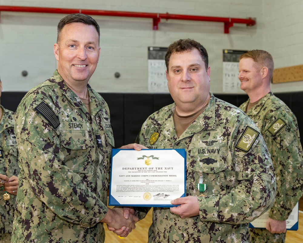 NSA Souda Bay January Awards at Quarters