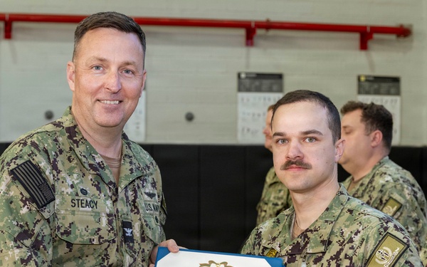 NSA Souda Bay January Awards at Quarters