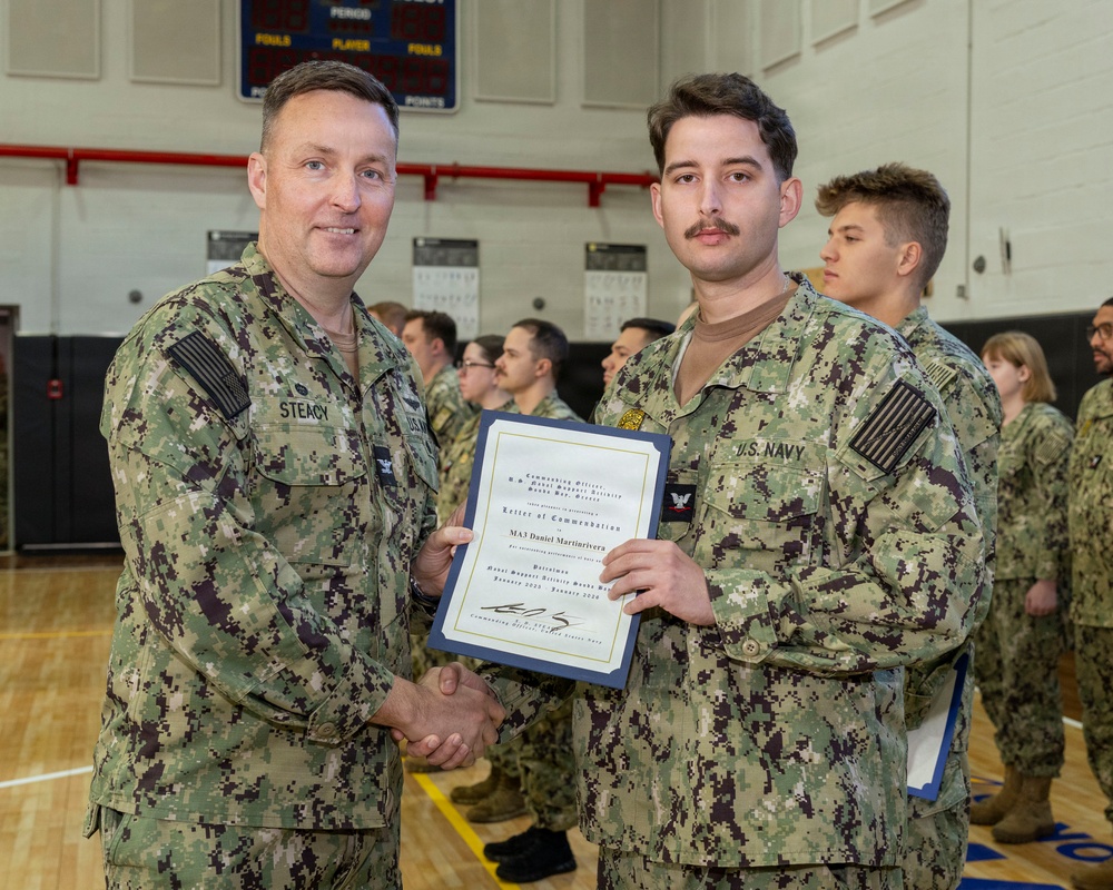 NSA Souda Bay January Awards at Quarters