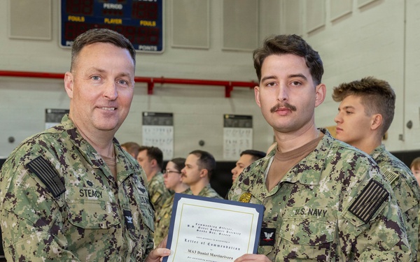 NSA Souda Bay January Awards at Quarters