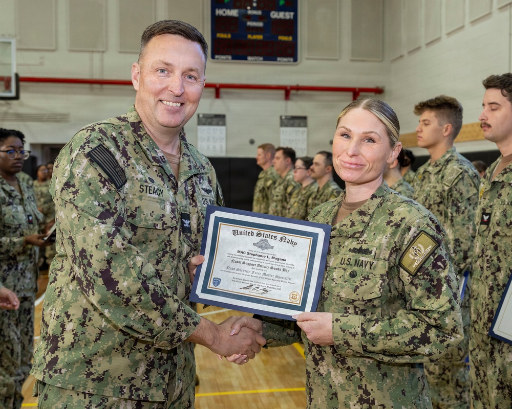 NSA Souda Bay January Awards at Quarters