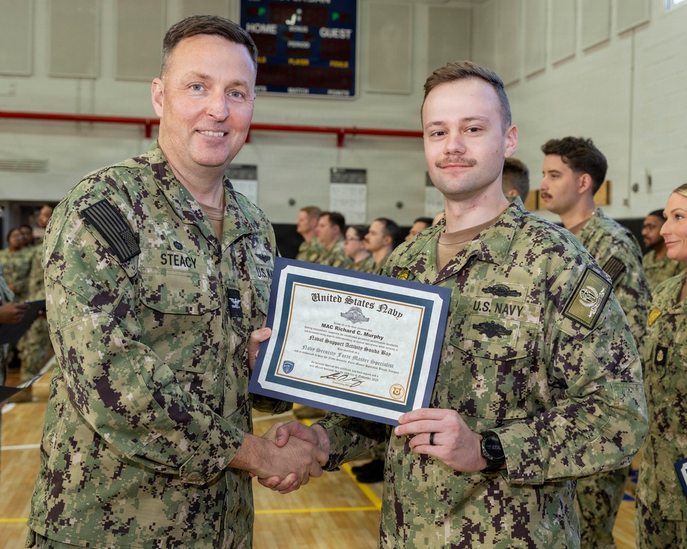 NSA Souda Bay January Awards at Quarters