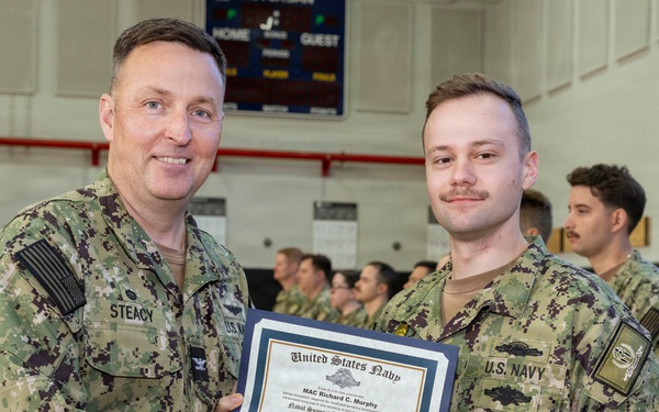NSA Souda Bay January Awards at Quarters