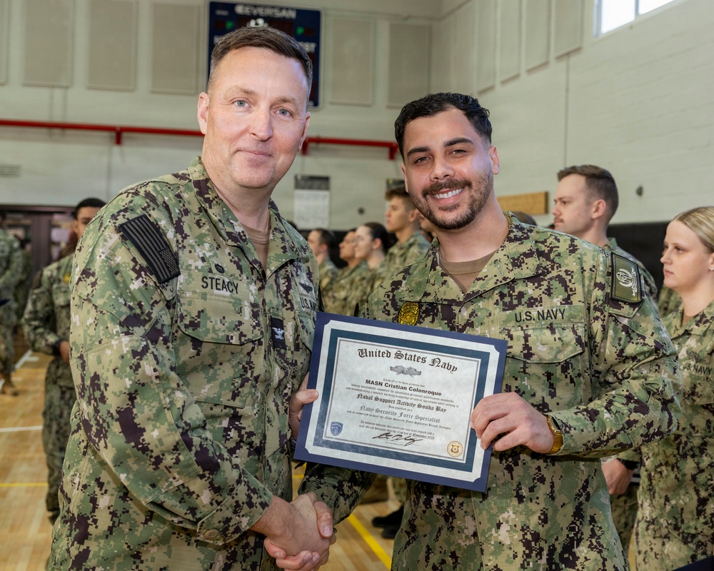 NSA Souda Bay January Awards at Quarters