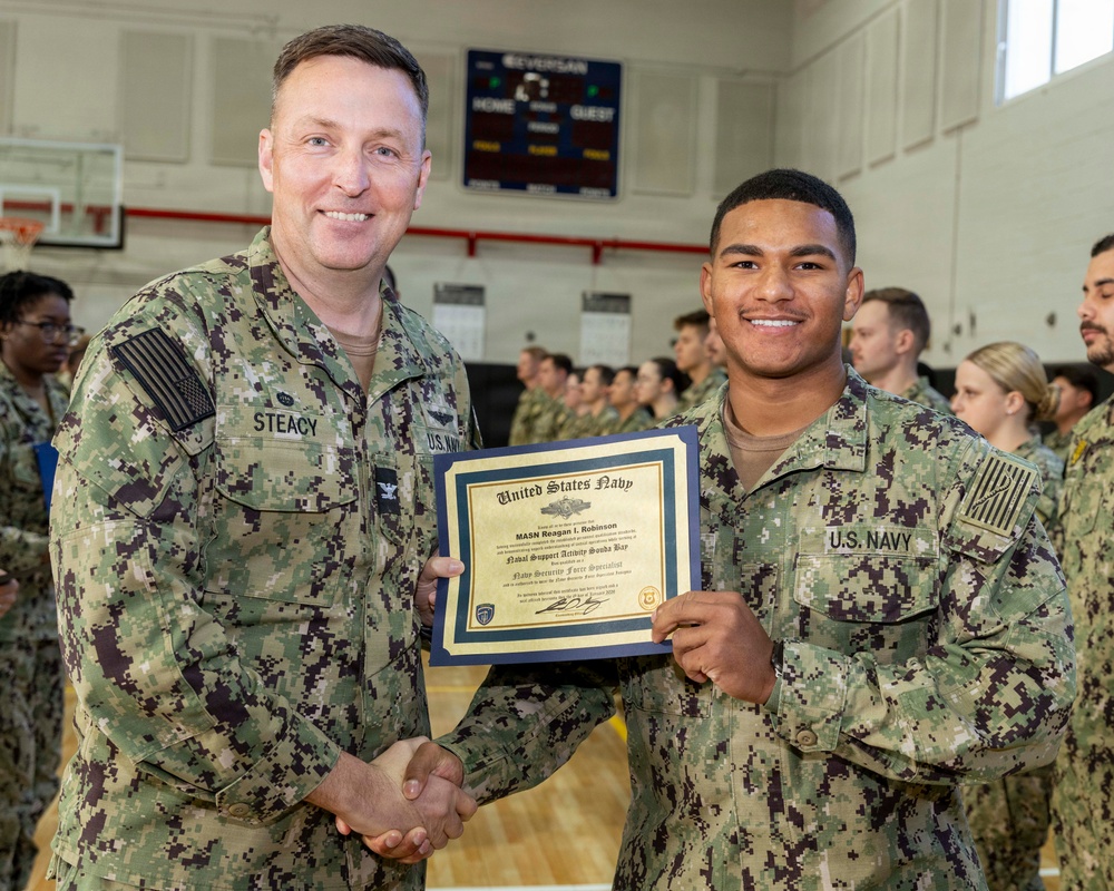 NSA Souda Bay January Awards at Quarters