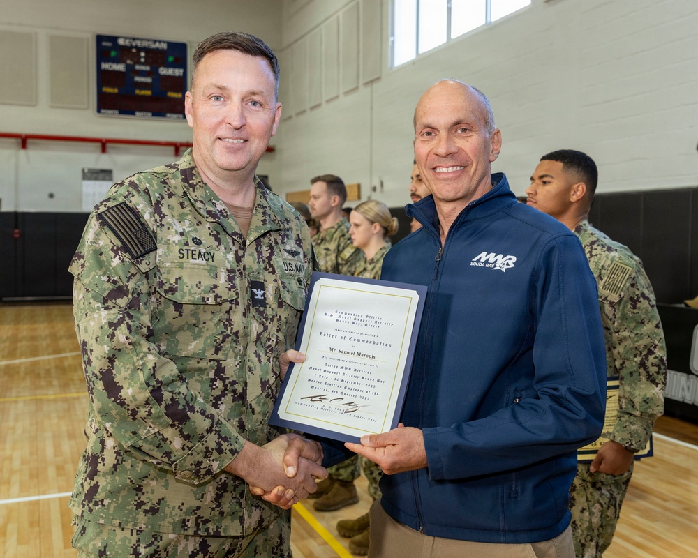 NSA Souda Bay January Awards at Quarters