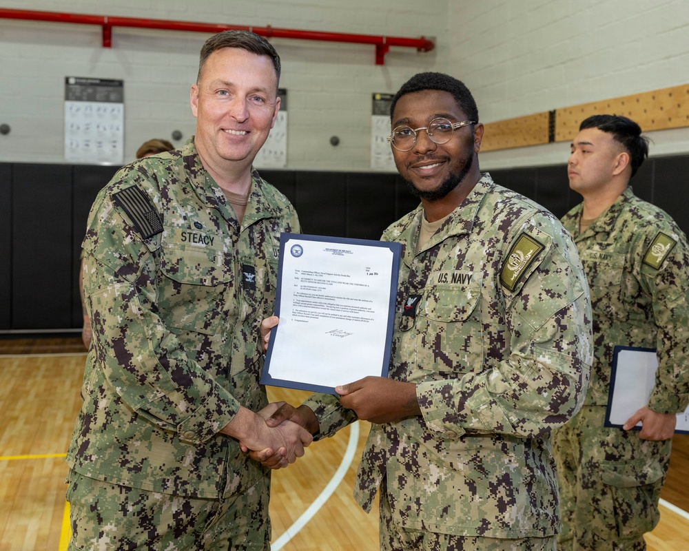 NSA Souda Bay January Awards at Quarters