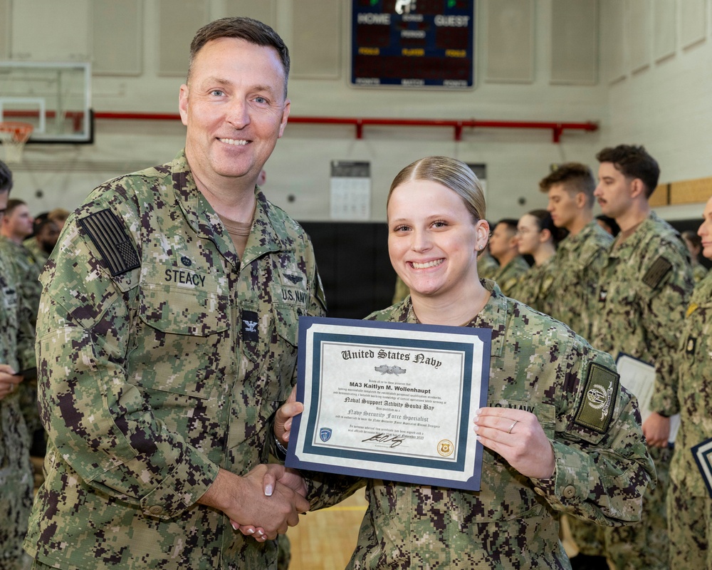NSA Souda Bay January Awards at Quarters