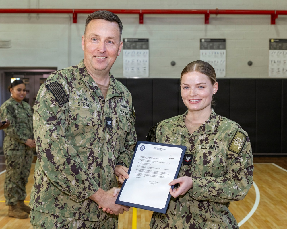 NSA Souda Bay January Awards at Quarters