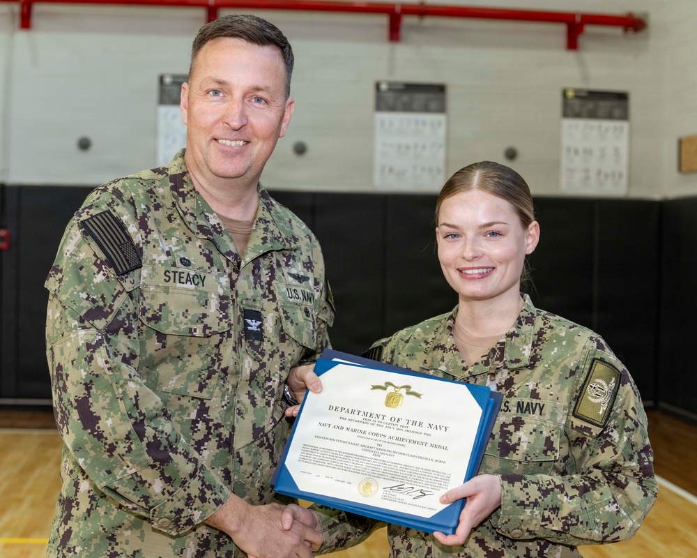 NSA Souda Bay January Awards at Quarters