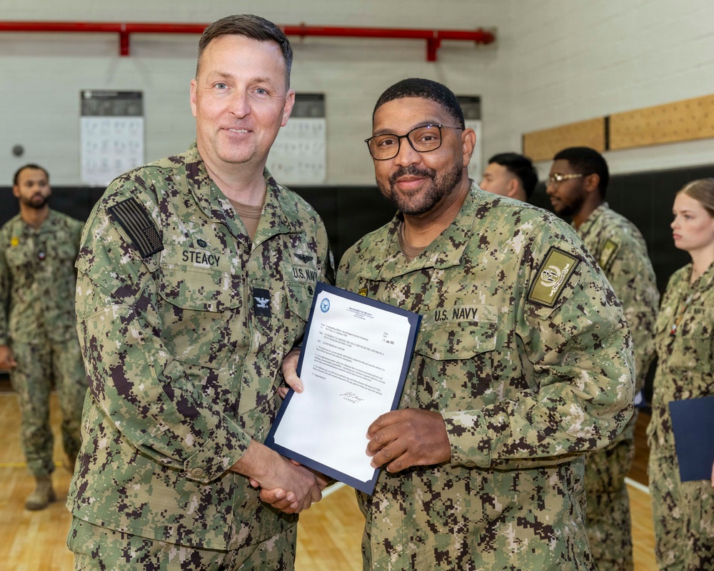 NSA Souda Bay January Awards at Quarters