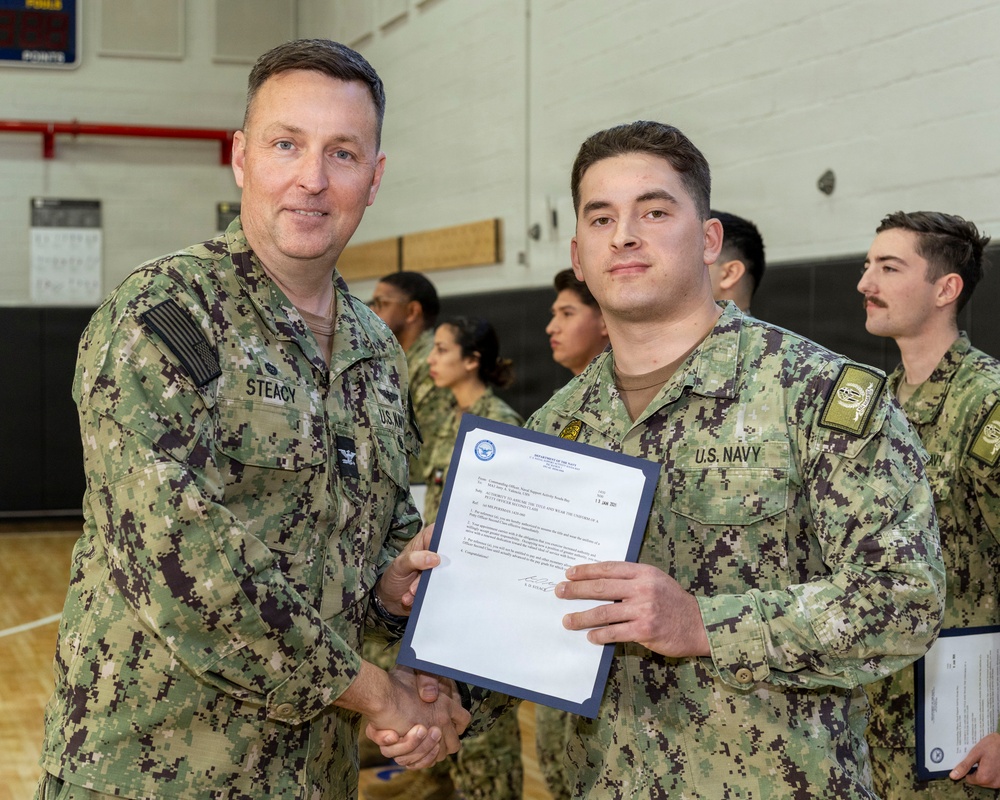 NSA Souda Bay January Awards at Quarters