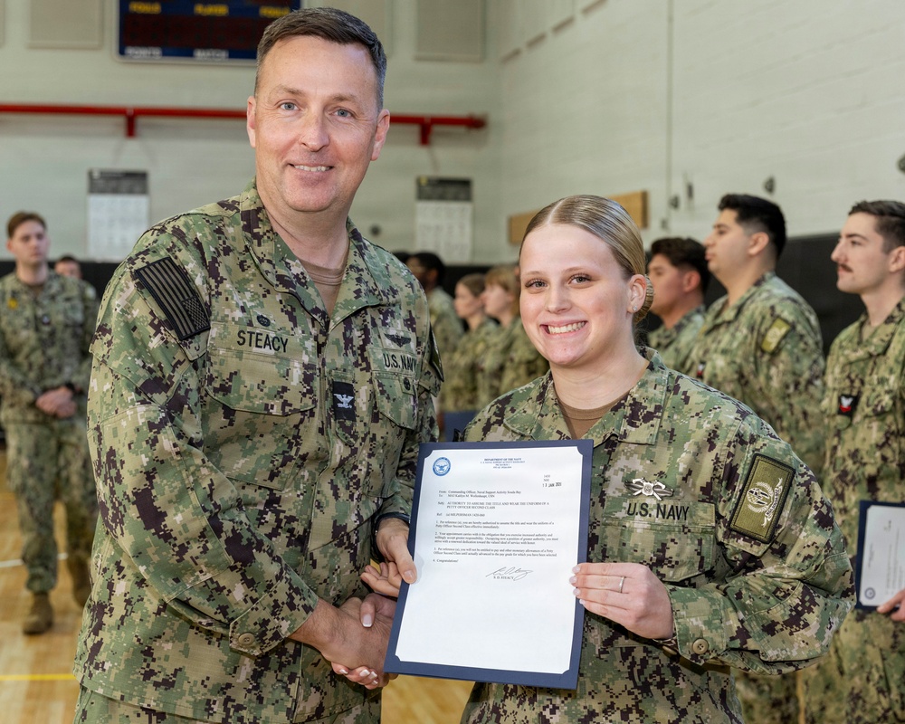 NSA Souda Bay January Awards at Quarters
