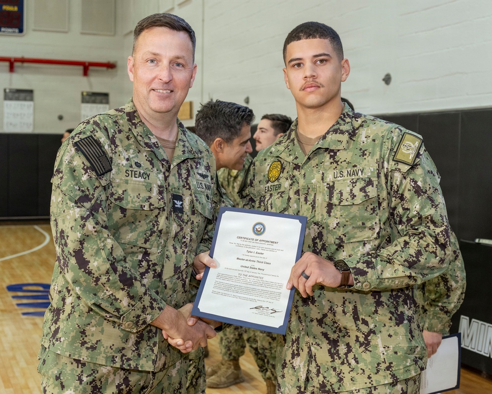 NSA Souda Bay January Awards at Quarters