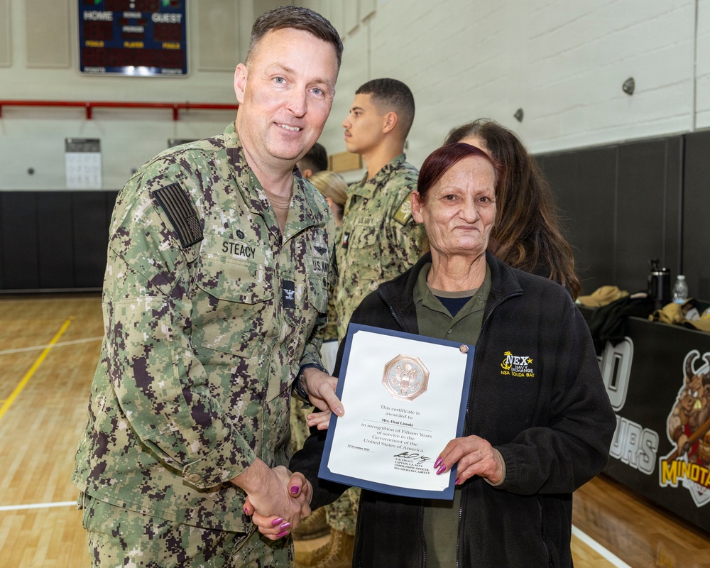 NSA Souda Bay January Awards at Quarters