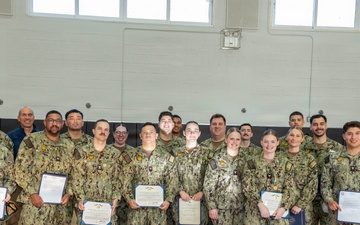NSA Souda Bay January Awards at Quarters