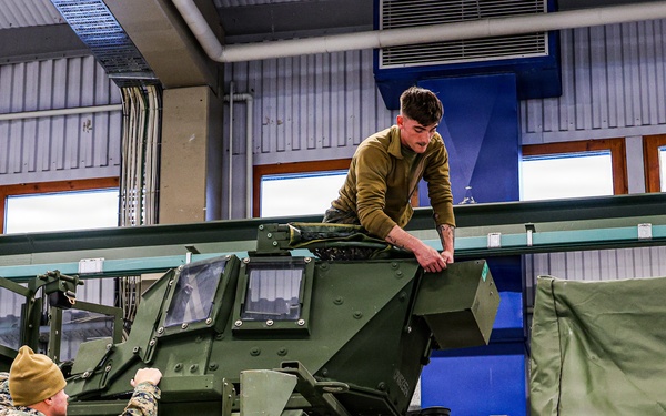 Prepositioned Motor Transport Equipment Staged for Inspection During Cold Response 26