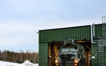 Prepositioned Motor Transport Equipment Prepped for Inspection During Cold Response 26