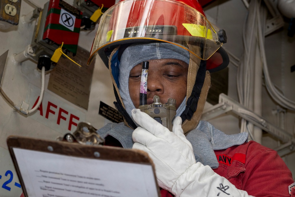 USS Delbert D. Black (DDG 119) Conducts Flooding Drill