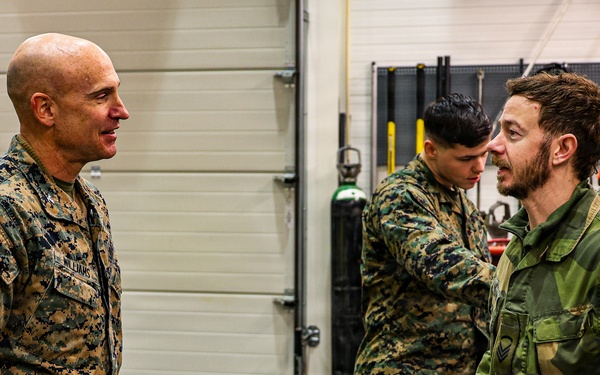 U.S. Marine Corps, Norwegian Army Leaders Coordinate at MCPP-N Cave Site During Cold Response 26