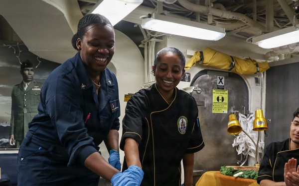 Frank E. Petersen Jr. celebrates Christmas