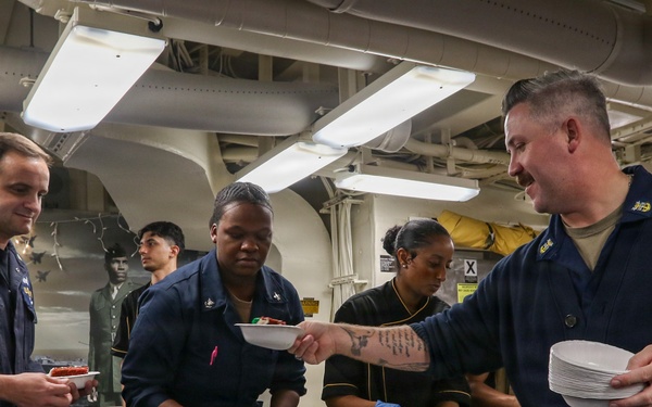 Frank E. Petersen Jr. celebrates Christmas