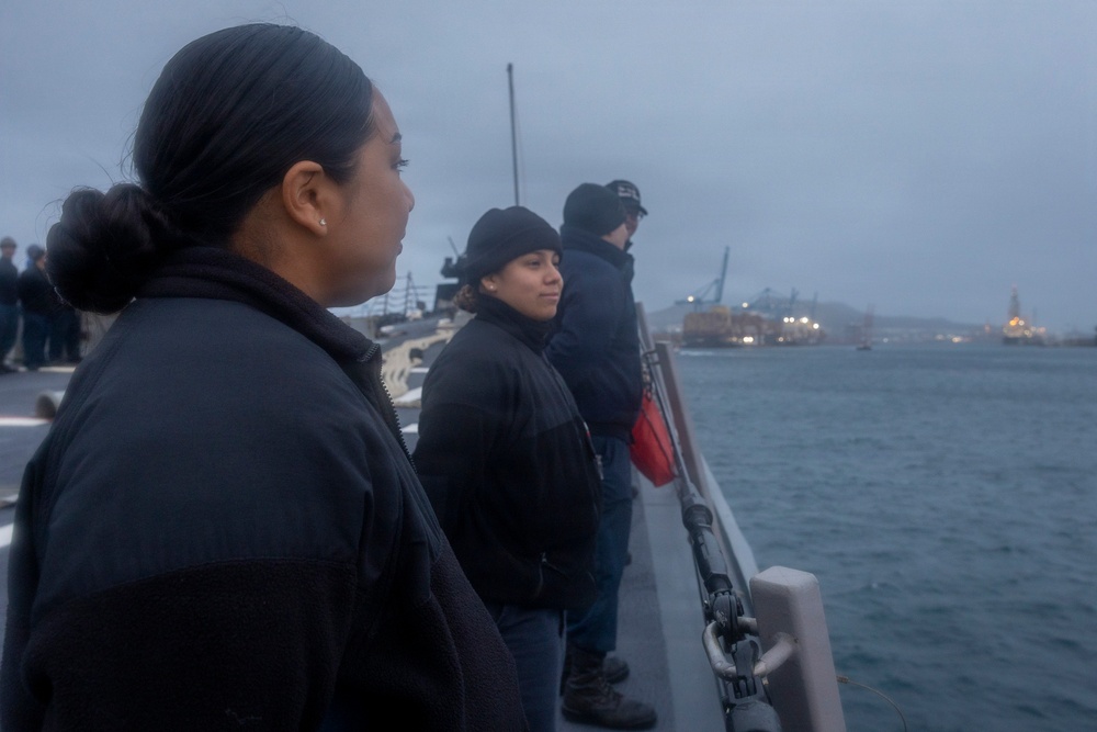 USS Delbert D. Black (DDG 119) Arrives in Las Palmas, Spain