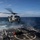 Frank E. Petersen Jr. conducts vertical replenishment-at-sea