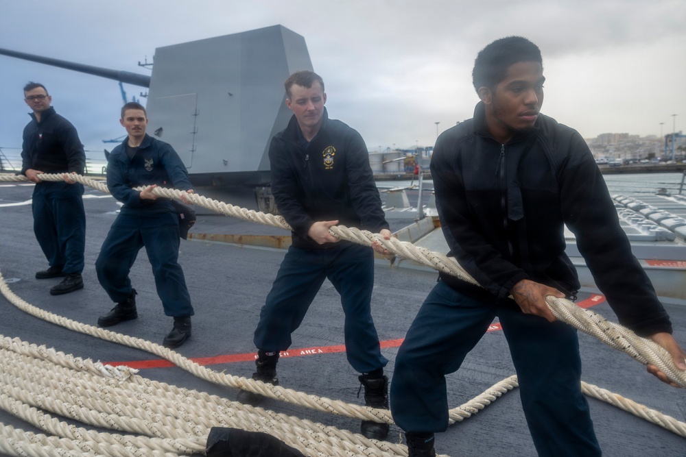 USS Delbert D. Black (DDG 119) Arrives in Las Palmas, Spain