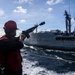 Frank E. Petersen Jr. conducts replenishment-at-sea