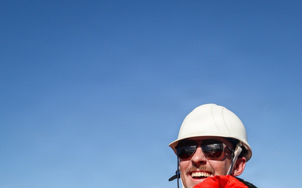 Frank E. Petersen Jr. conducts replenishment-at-sea