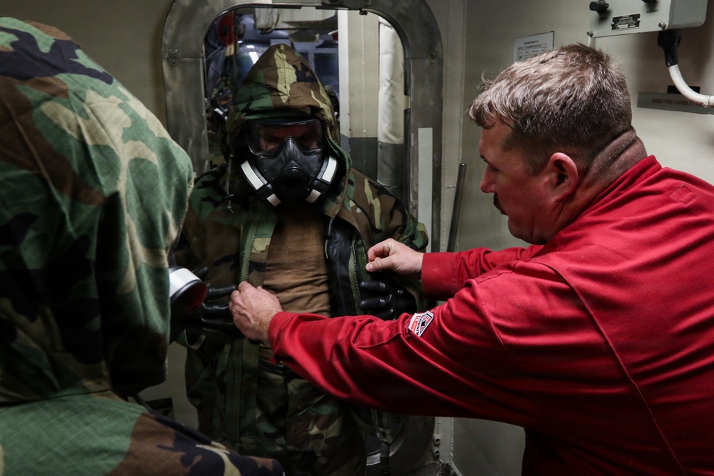 Frank E. Petersen Jr. hosts CBR training