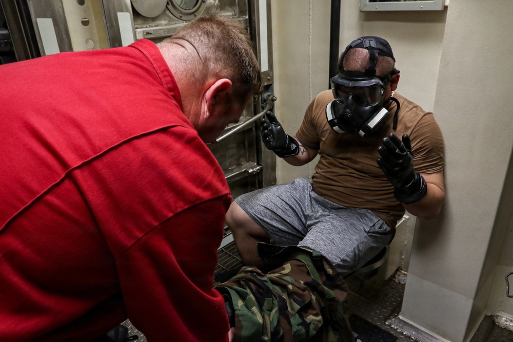 Frank E. Petersen Jr. hosts CBR training