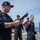Frank E. Petersen Jr. conducts ESWS pinning ceremony
