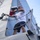 Frank E. Petersen Jr. conducts damage control exercise