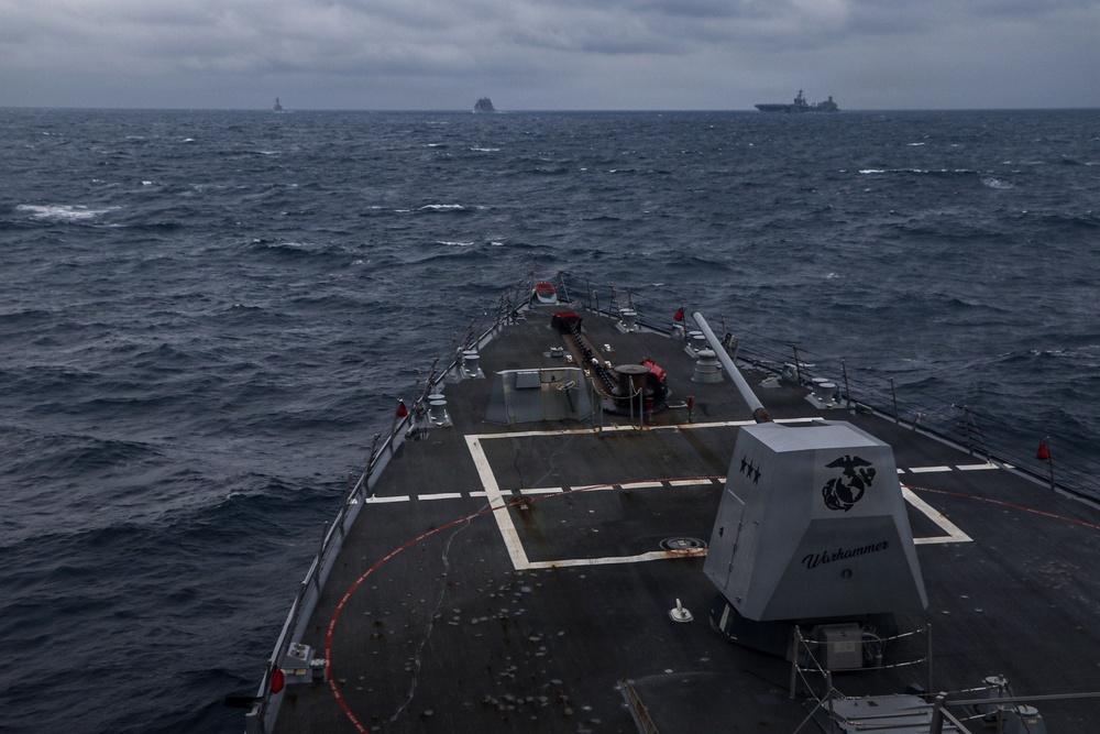 Frank E. Petersen Jr. conducts routine operations