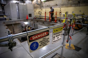 Rail soldiers from 757th Transportation (Railway) Battalion help US Army Transportation Museum at Fort Eustis