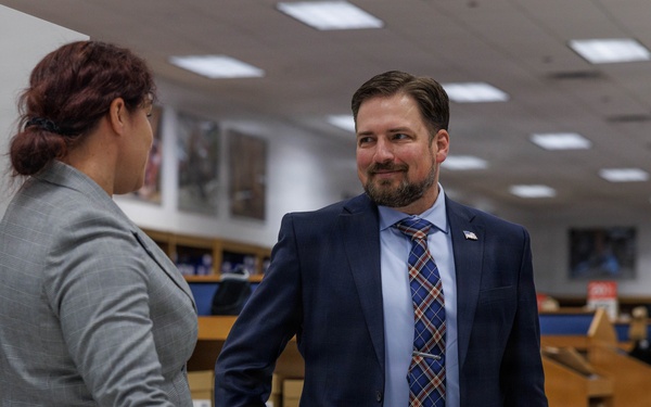 Deputy Assistant Secretary of War for Military Community &amp; Family Policy visits MCB Quantico