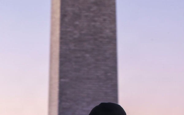 Early Morning Patrols near the Washington Monument